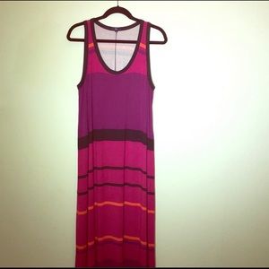 Gap Sleeveless Stripe Maxi Dress size XL